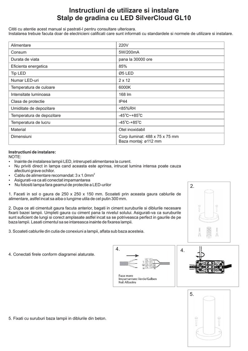 SilverCloud GL10 User manual and installation instructions