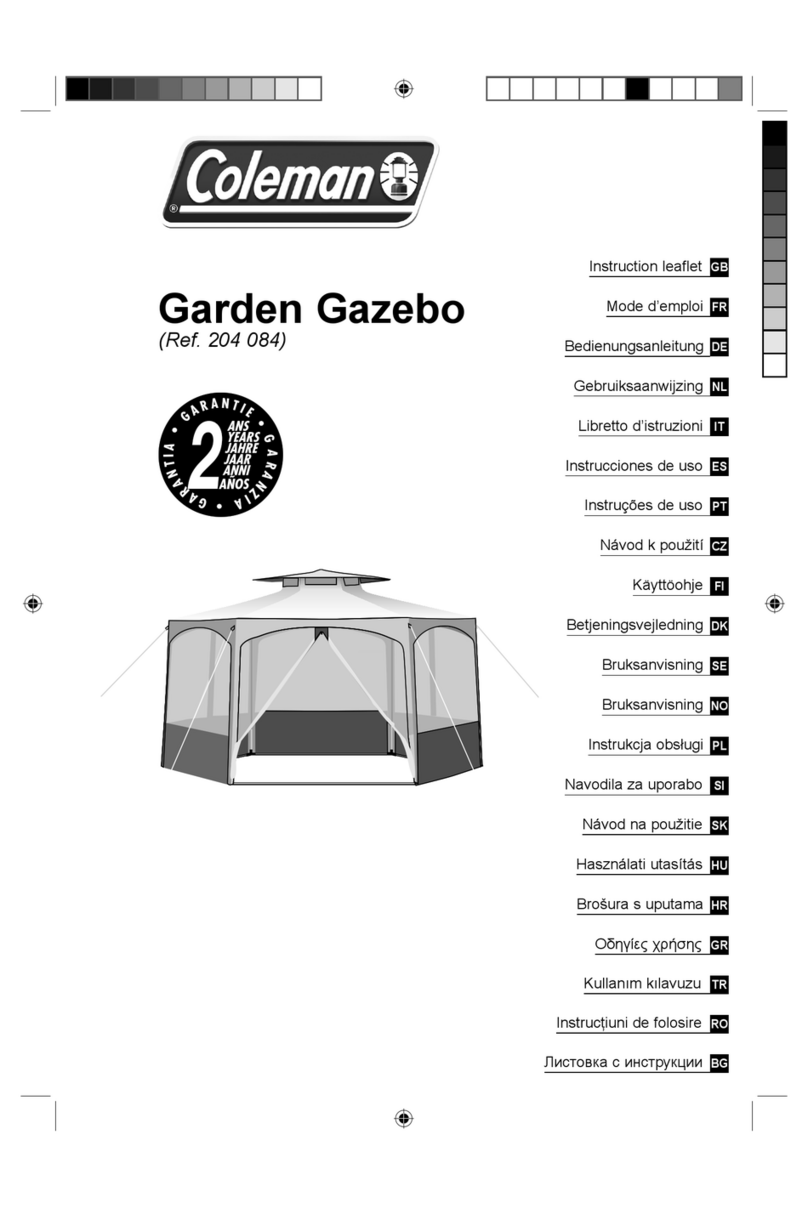 Coleman 204 084 Instruction leaflet