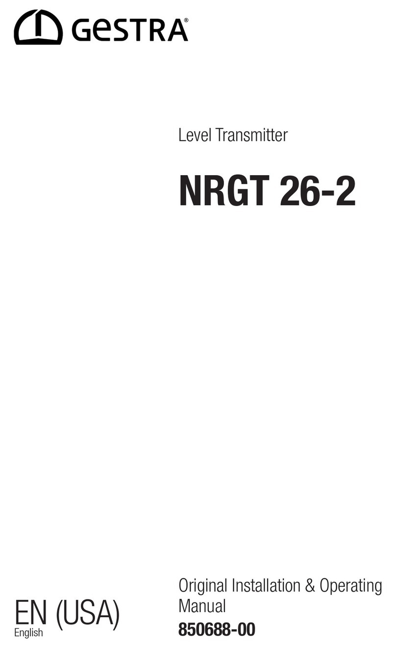 GESTRA NRGT 26-2 Original Installation & Operating Manual