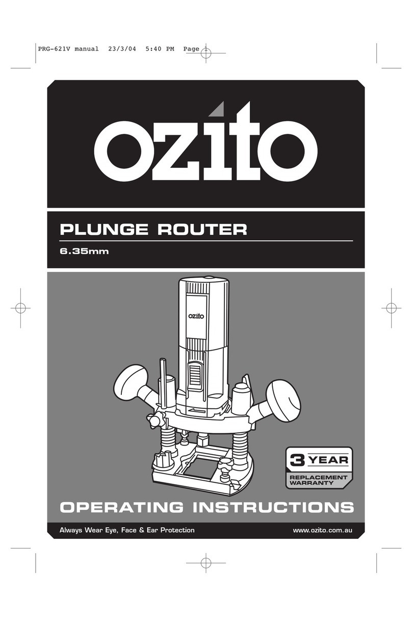 Ozito PRG-621V operating instructions