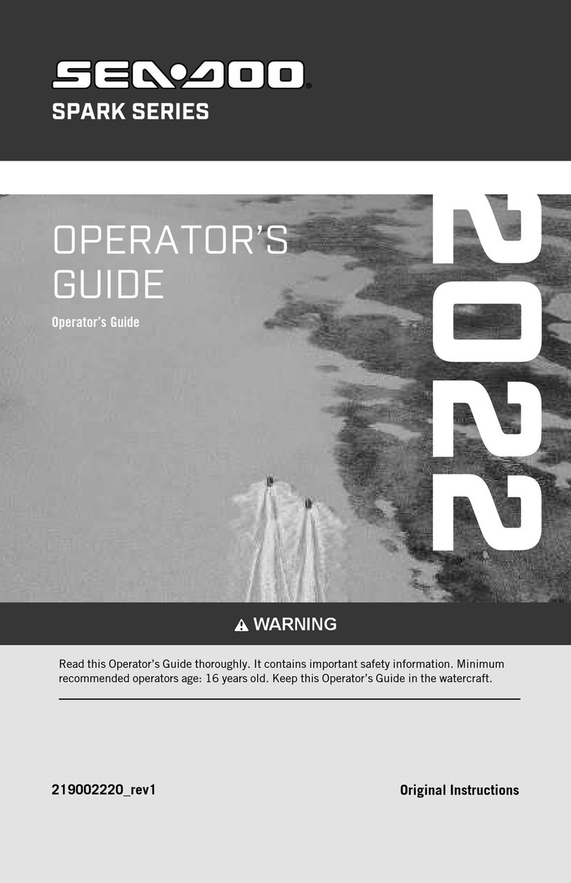 Sea-doo SPARK 2022 Series Manual Sea-doo SPARK 2022 Series Manual