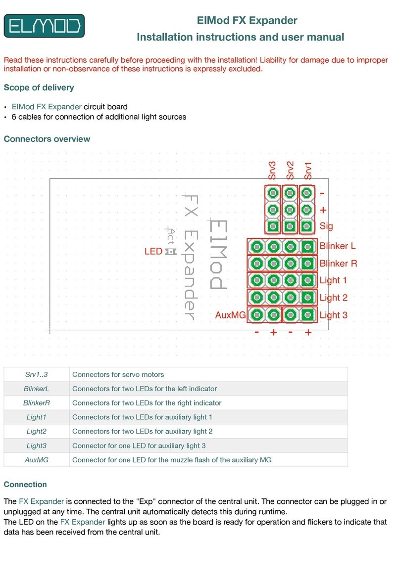 ElMod FX Expander Installation instructions and user manual