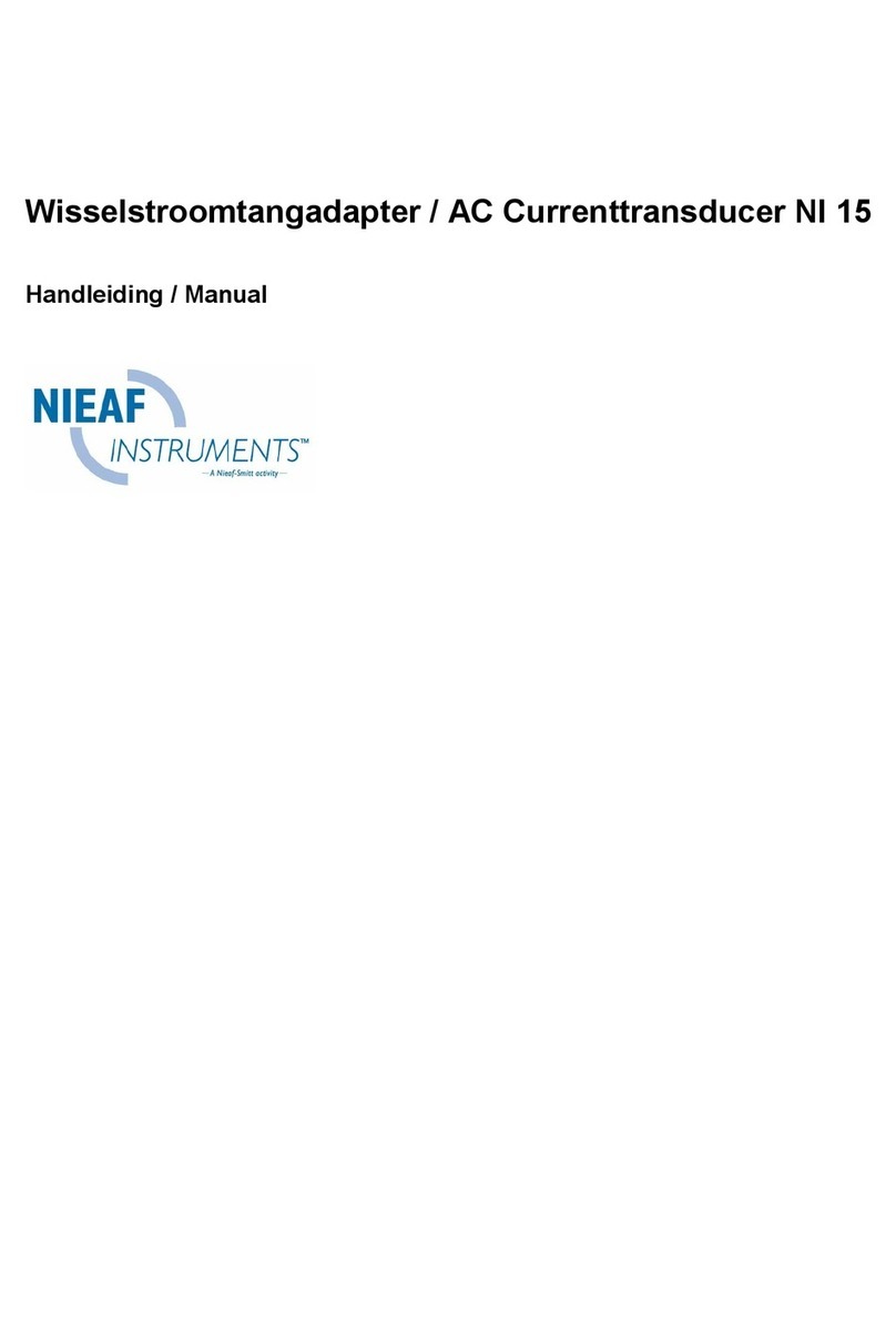 Nieaf Instruments NI 15 manual