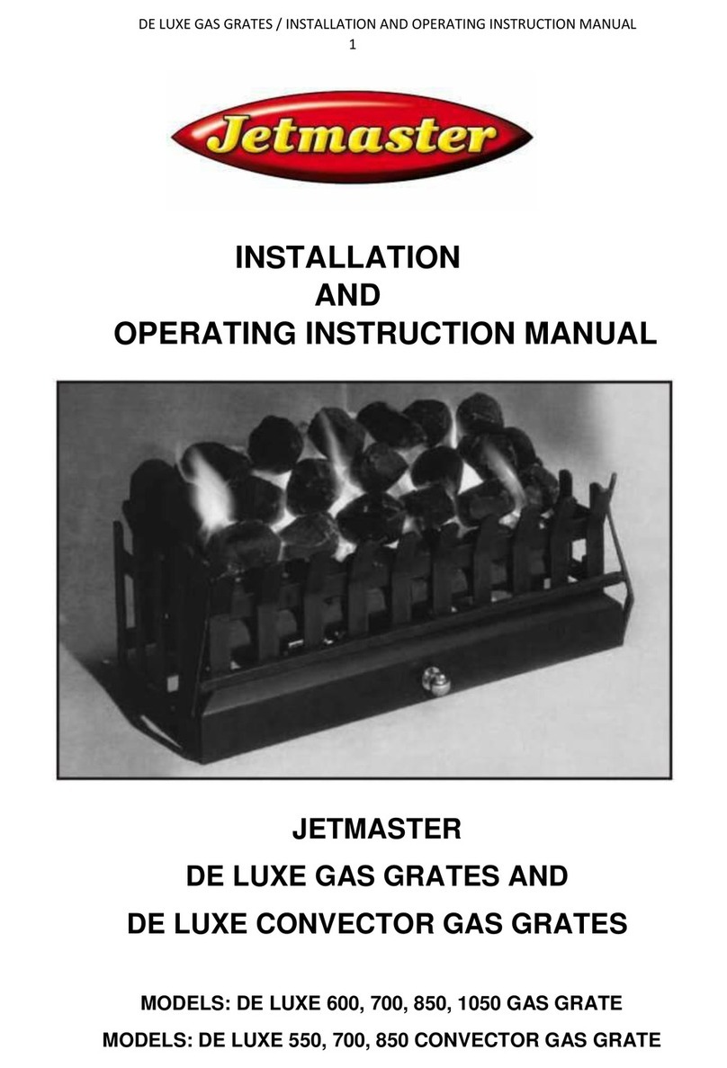 Jetmaster DE LUXE 600 Installation and operating instruction manual