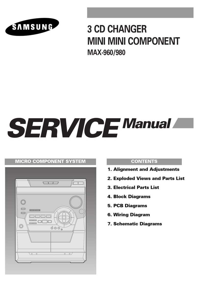 Samsung MAX-960 Service manual