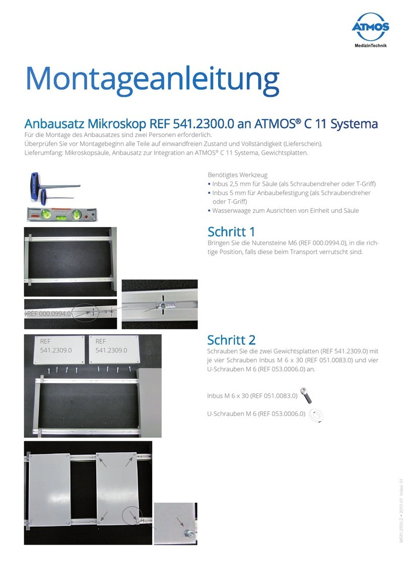 Atmos C 11 User manual