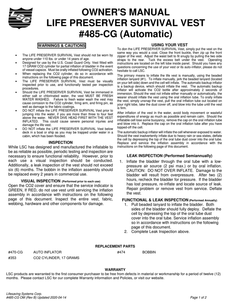 LSC 485-CG owner's manual
