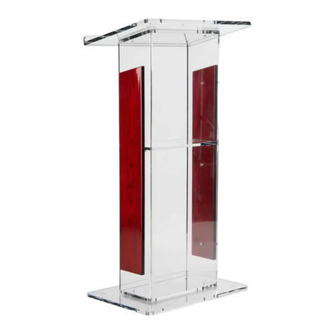 Displays2go LECTFLCHW Assembly instructions Displays2go LECTFLCHW Assembly instructions