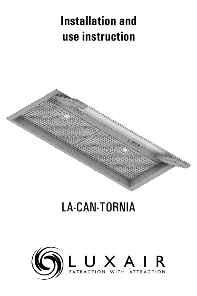 Luxair LA-CAN-TORNIA Installation and use instruction