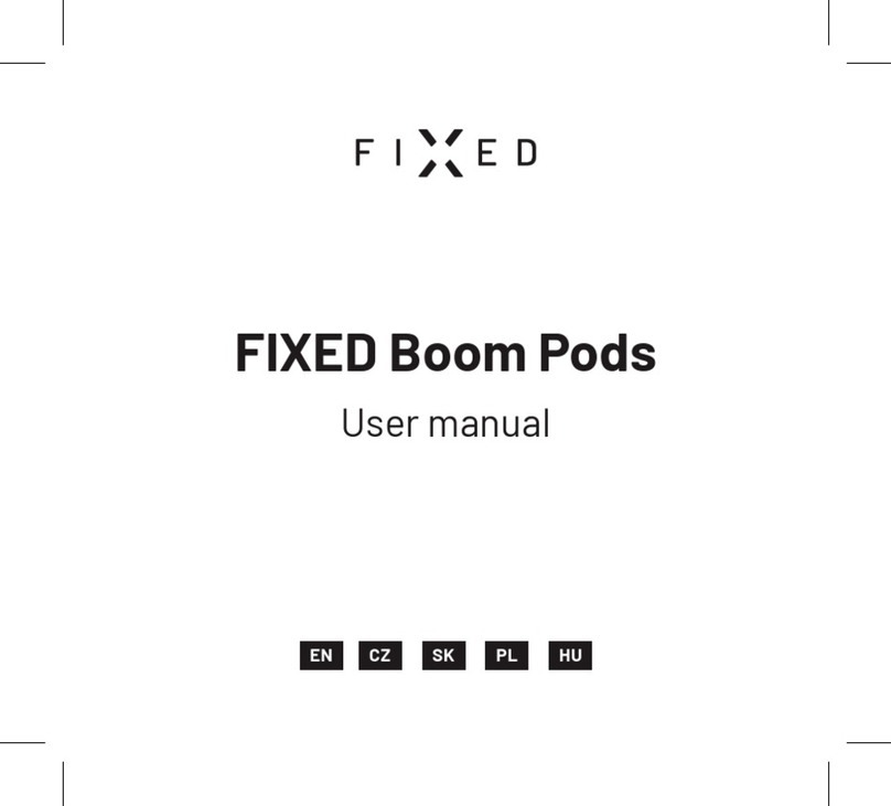 FIXED BOOM PODS user manual