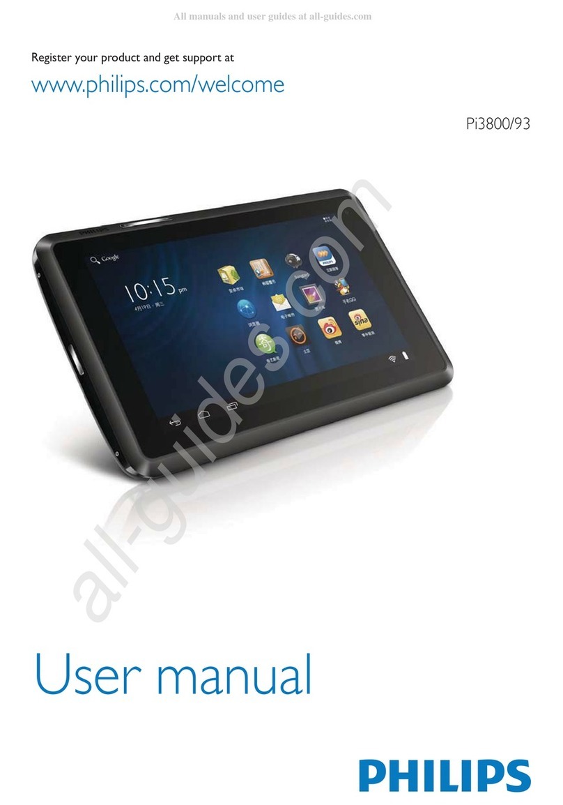 Philips Pi3800/93 user manual