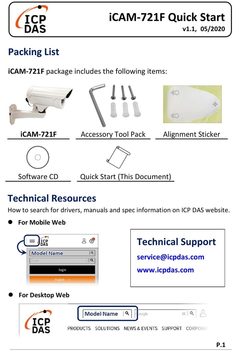 ICP DAS USA iCAM-721F quick start