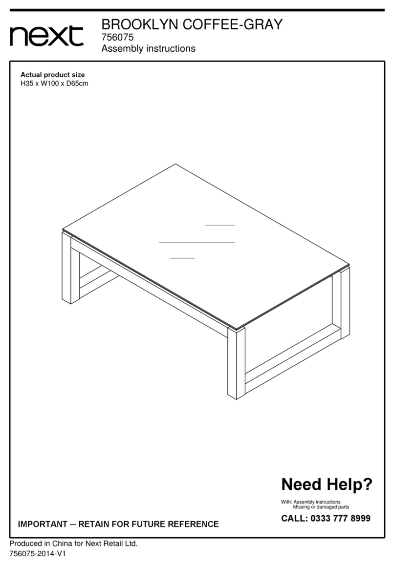 Next BROOKLYN 756075 User manual Next BROOKLYN 756075 User manual