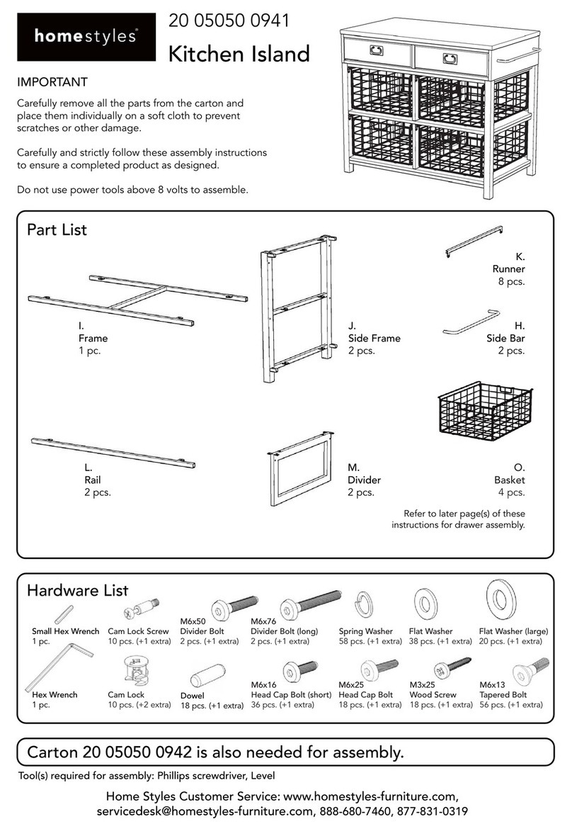 Home Styles 20 05050 0941 quick start guide