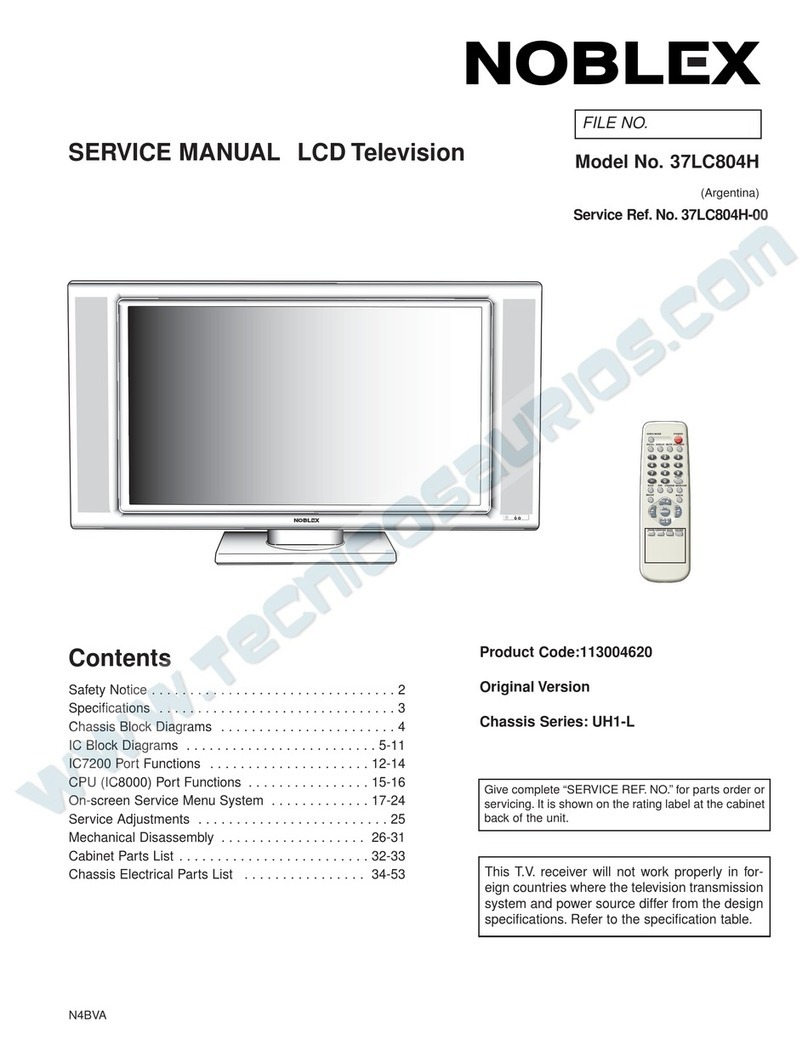 Noblex 37LC804H User manual