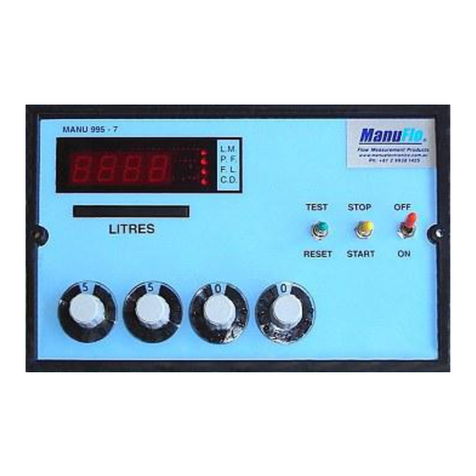MANU ELECTRONICS ManuFlo ME995-7 User manual