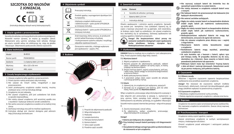 VERSHOLD IB-8553 quick start guide