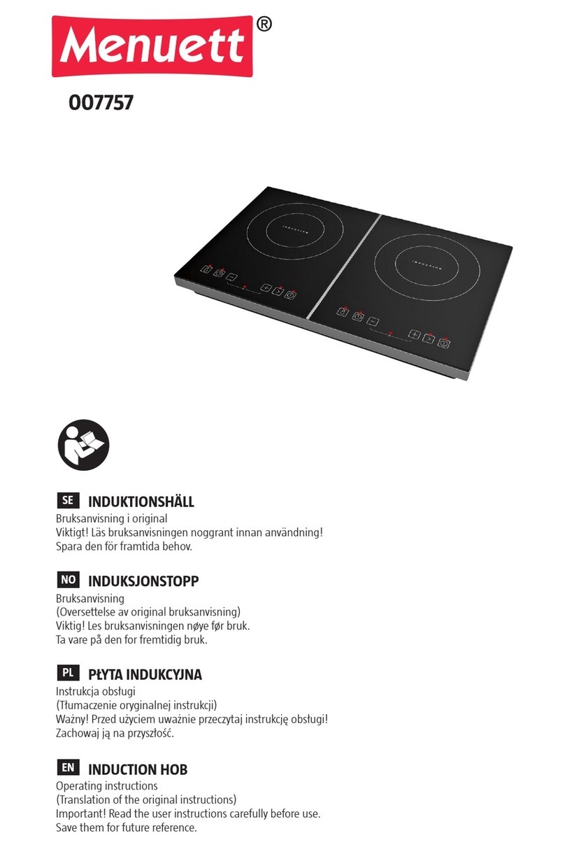 Menuett 007757 operating instructions