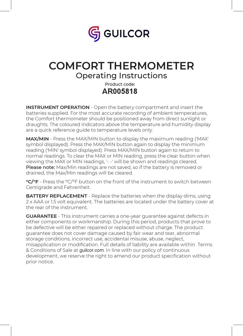 GUILCOR AR005818 operating instructions