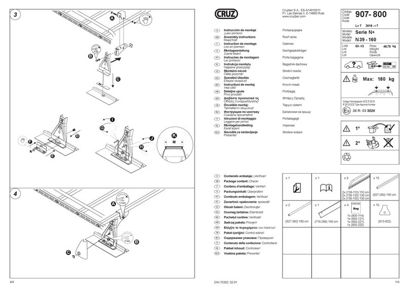 Cruz N+ Series Assembly instructions