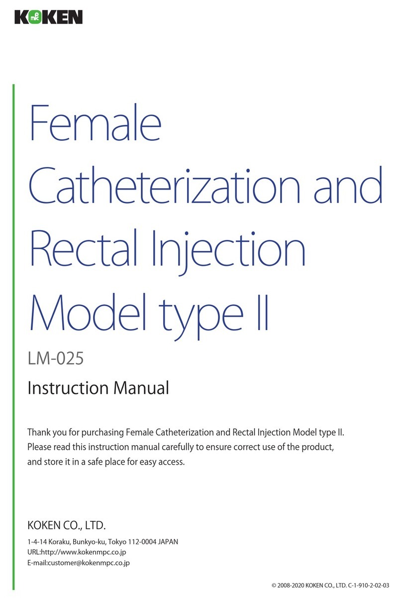 KOKEN LM-025 instruction manual