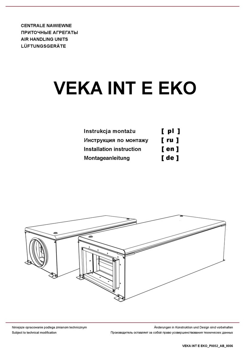 Lindab VEKA INT E EKO User manual