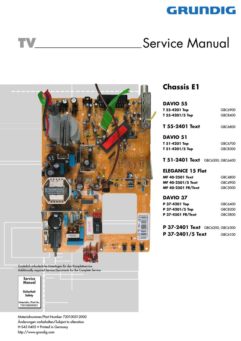 Grundig DAVIO 55 T 55-4201 TOP User manual