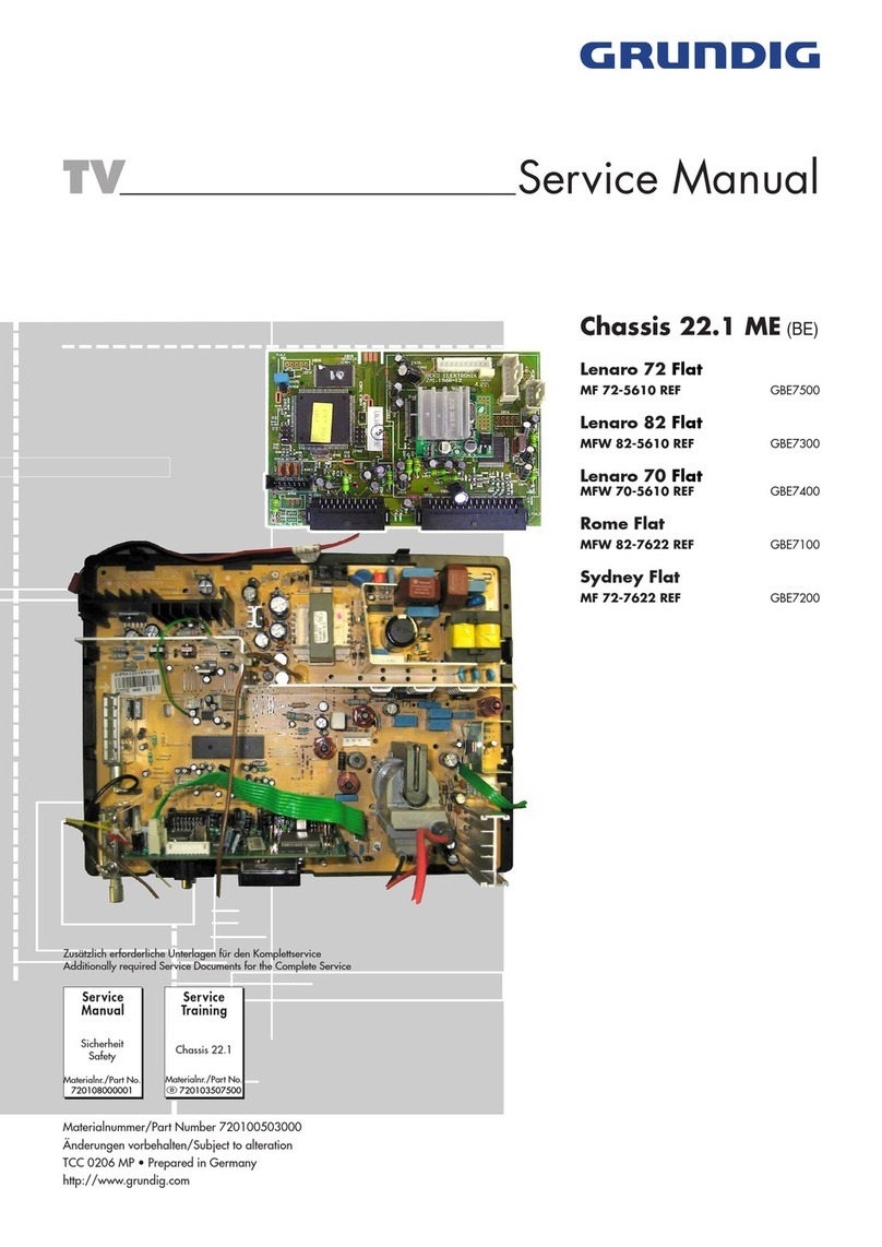 Grundig Lenaro 72 Flat MF 72-5610 User manual