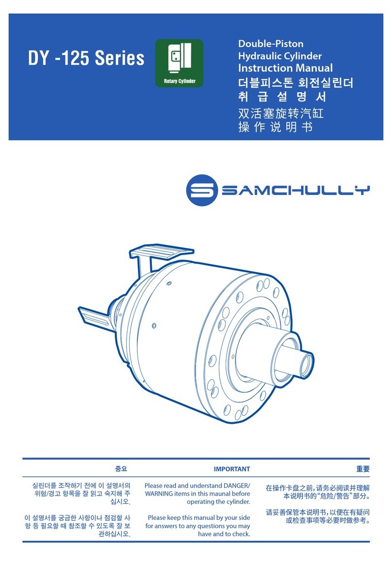 SAMCHULLY DY-125 Series instruction manual