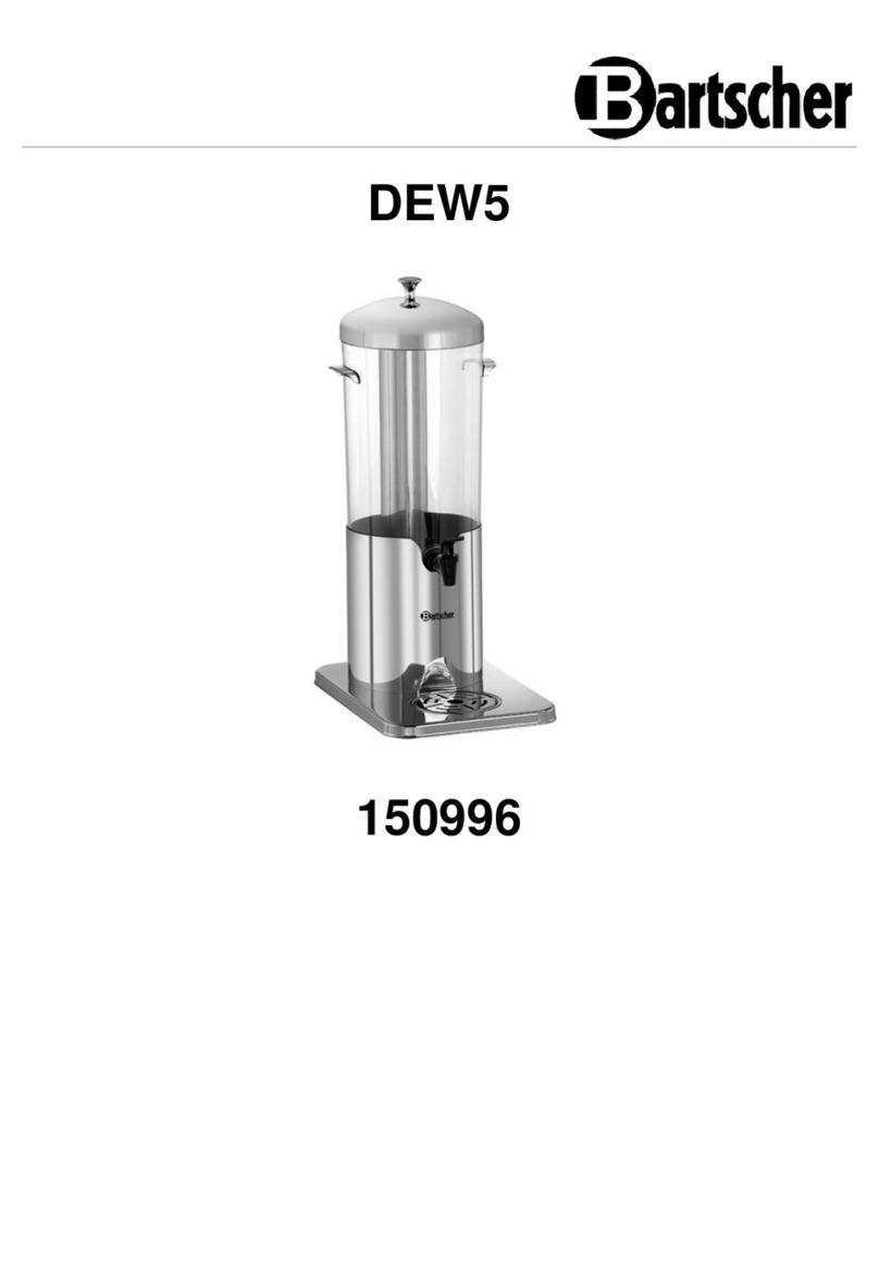Bartscher DEW5 User manual