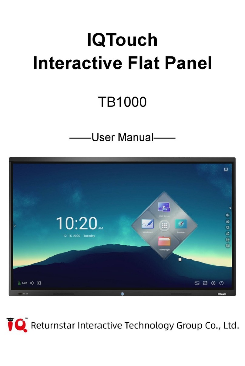 IQ IQTouch TB1000 user manual