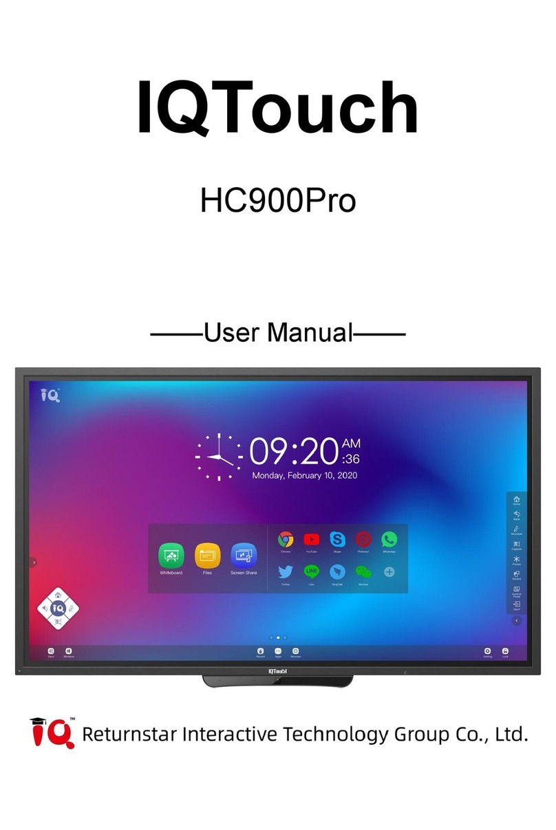 IQ IQTouch HC900Pro User manual
