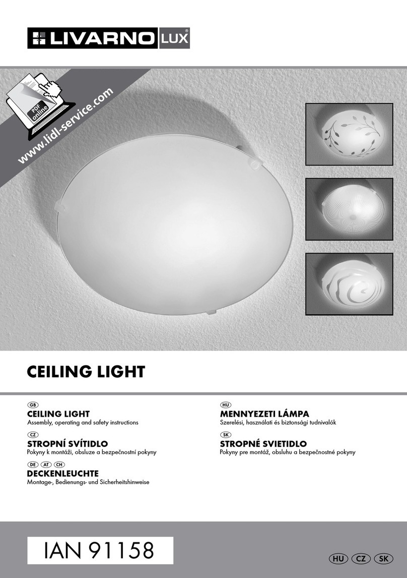 LIVARNO LUX 91158 Assembly, operating and safety instructions
