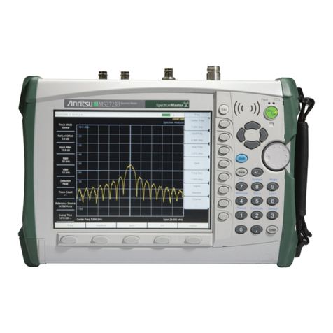 Anritsu Spectrum Master MS2723B Maintenance manual