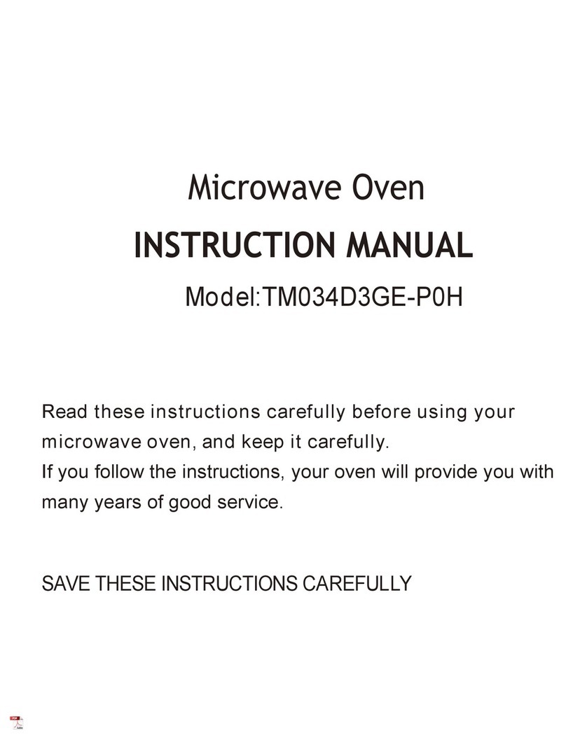 Midea TM034D3GE-P0H User manual