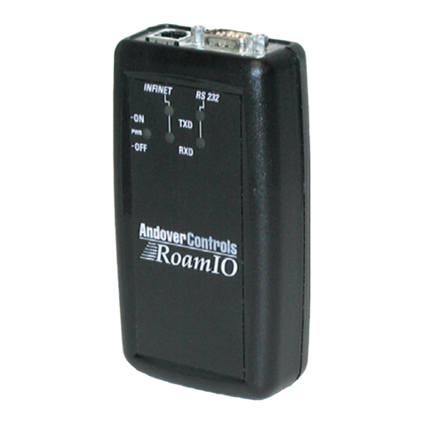 Andover Controls RoamIO user guide Andover Controls RoamIO user guide