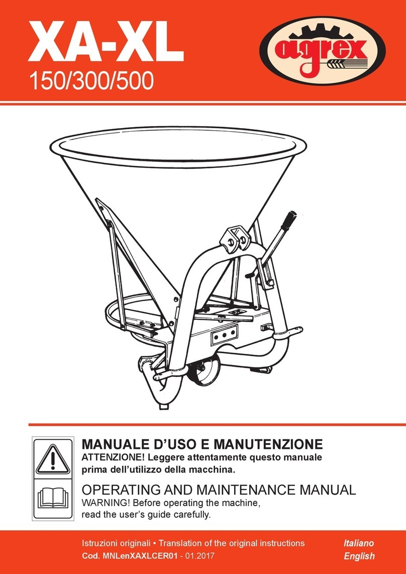 AGREX XA 150 Operating instructions