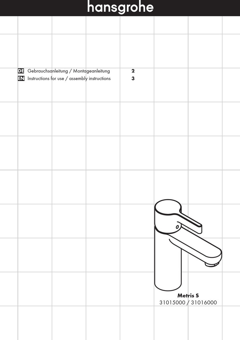 Hans Grohe Metris S 31015000 Manual Hans Grohe Metris S 31015000 Manual