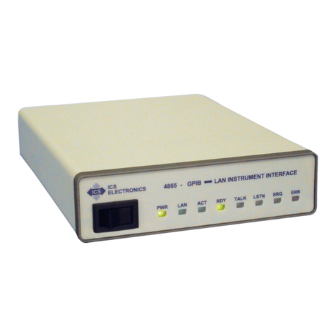 ICS ELECTRONICS 4865 quick start guide