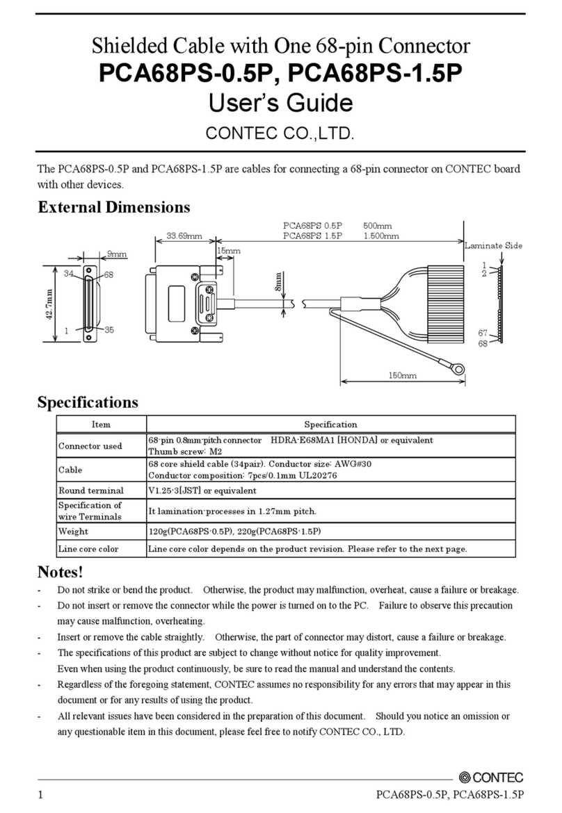Contec PCA68PS-0.5P user guide