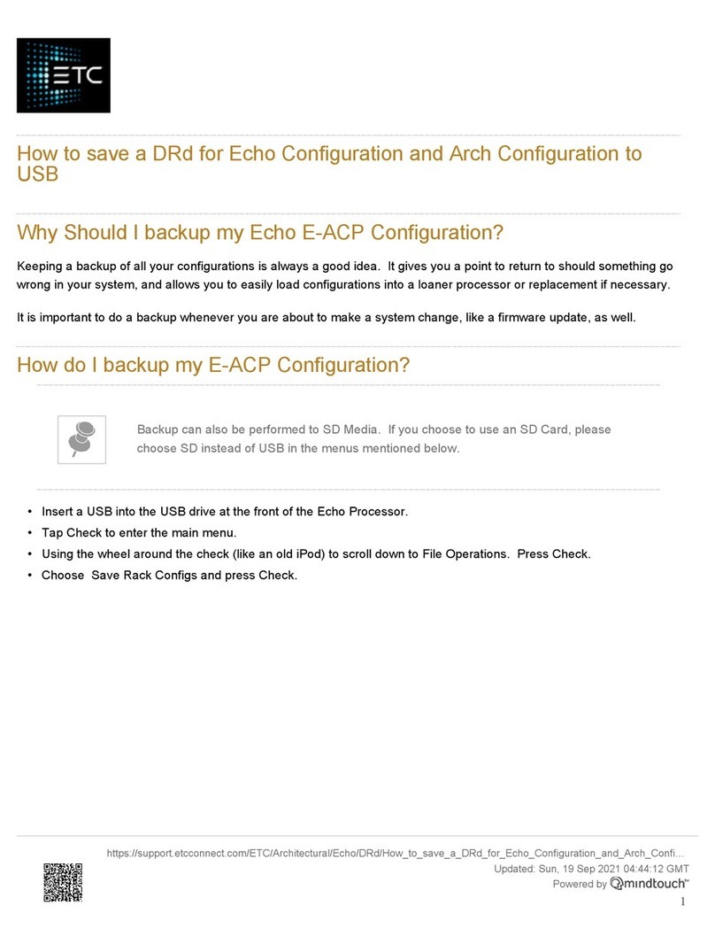 ETC E-ACP Quick guide