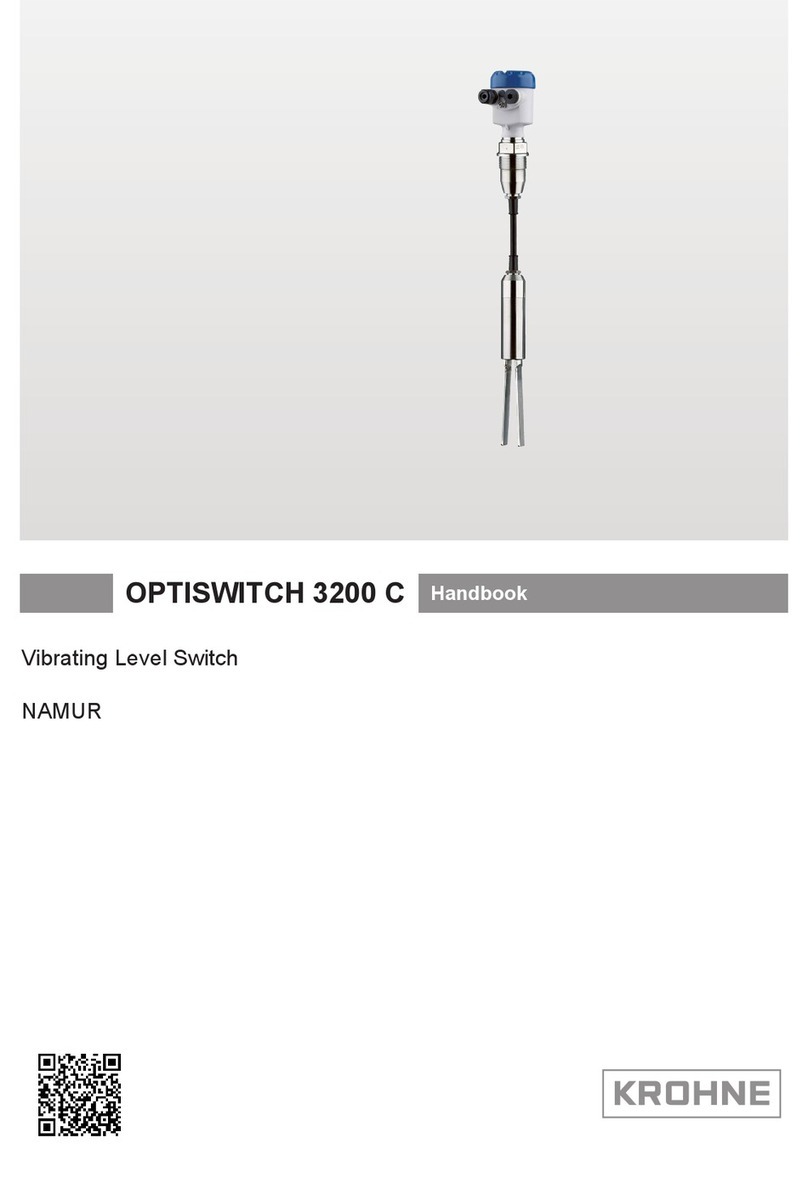 KROHNE OPTISWITCH 3200 C User manual