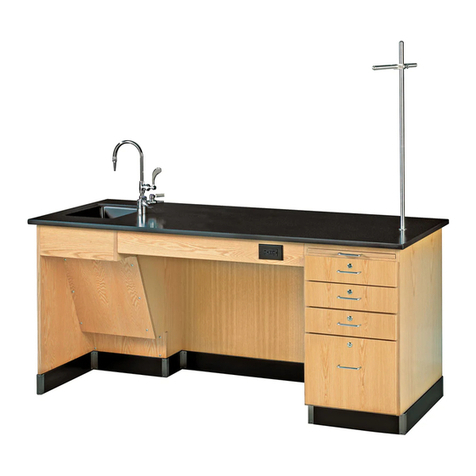 DIVERSIFIED WOODCRAFTS ADA INSTRUCTOR DESK 1214K-L-ADA Series Assembly instructions DIVERSIFIED WOODCRAFTS ADA INSTRUCTOR DESK 1214K-L-ADA Series Assembly instructions