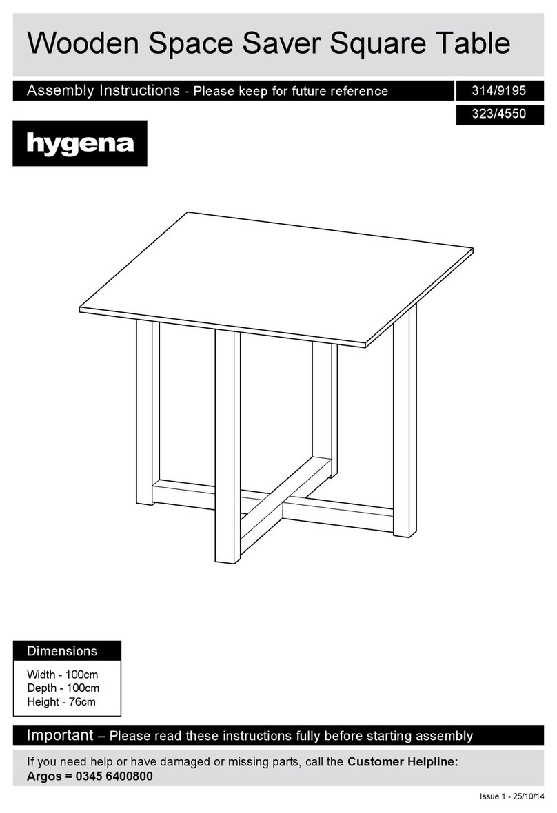 hygena 314/9195 User manual
