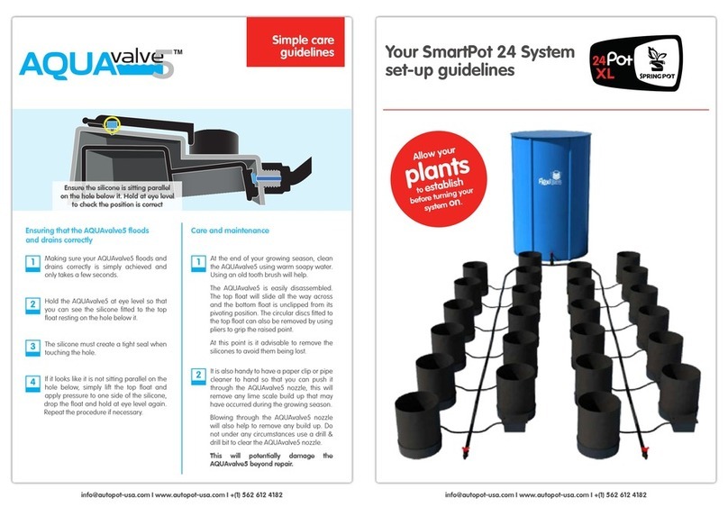 Autopot AQUAvalve5 SpringPot 24 Pot XL Instruction Manual
