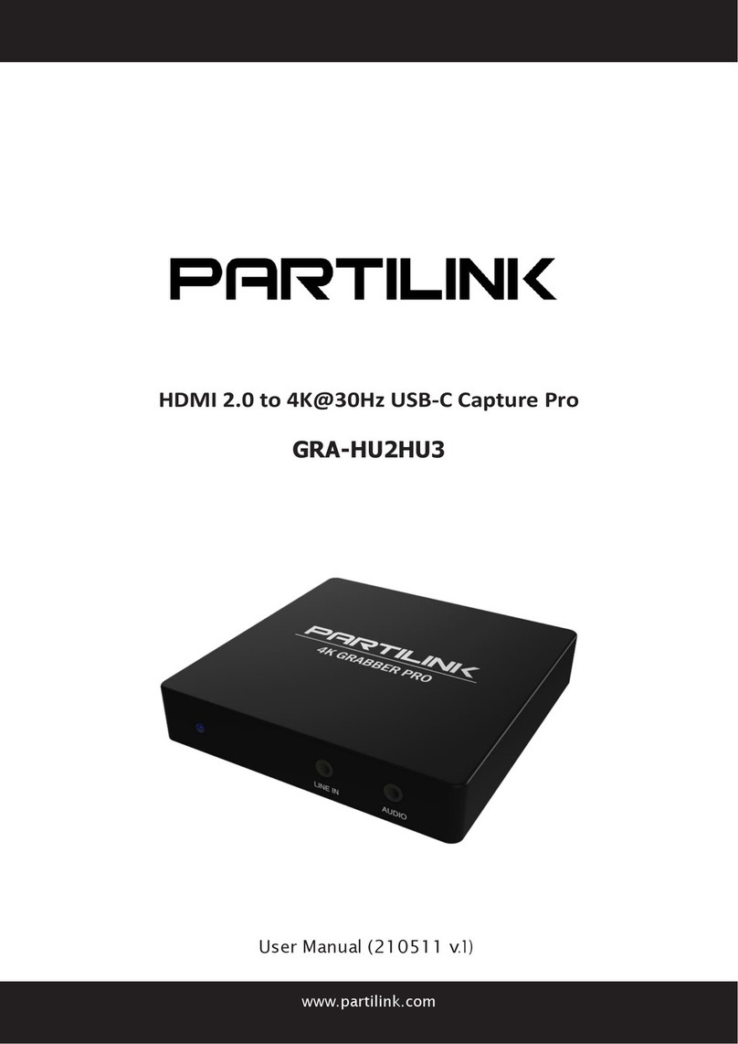 Partilink GRA-HU2HU3 user manual