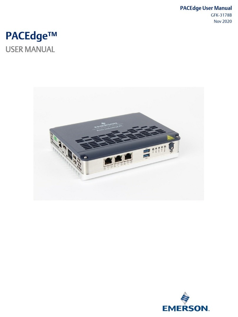 Emerson PACEdge User manual