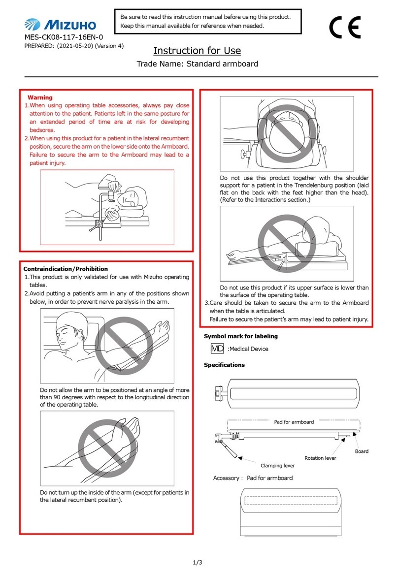 Mizuho MES-CK08-117-16EN-0 User manual