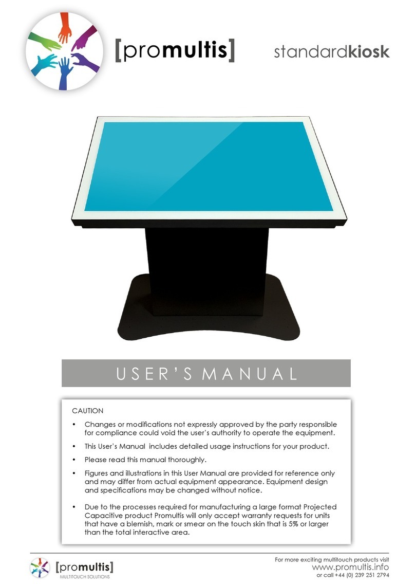 PROMULTIS standard kiosk user manual