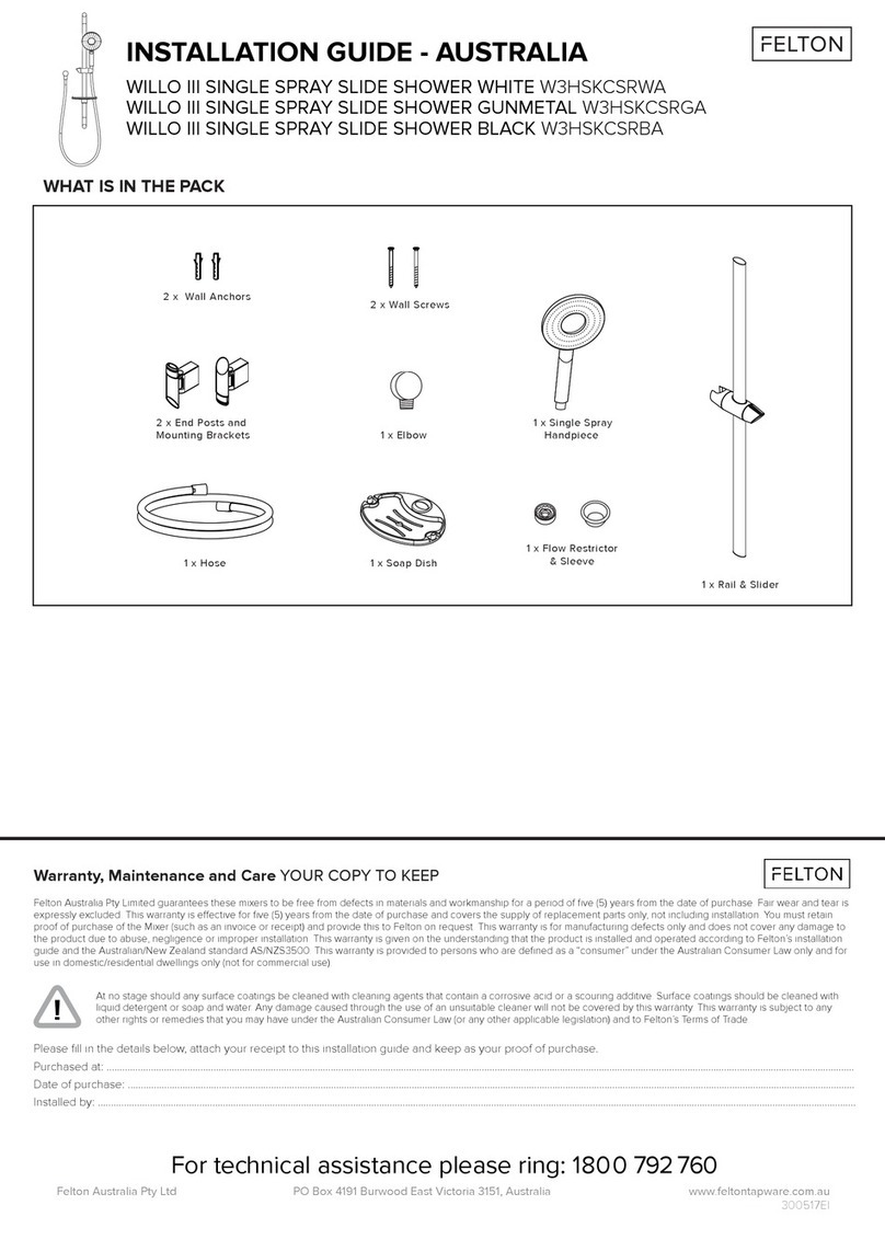 Felton WILLO III W3HSKCSRWA User manual Felton WILLO III W3HSKCSRWA User manual